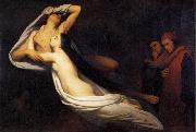 Ary Scheffer Shades of Francesca de Rimini and Paolo in the Underworld china oil painting artist